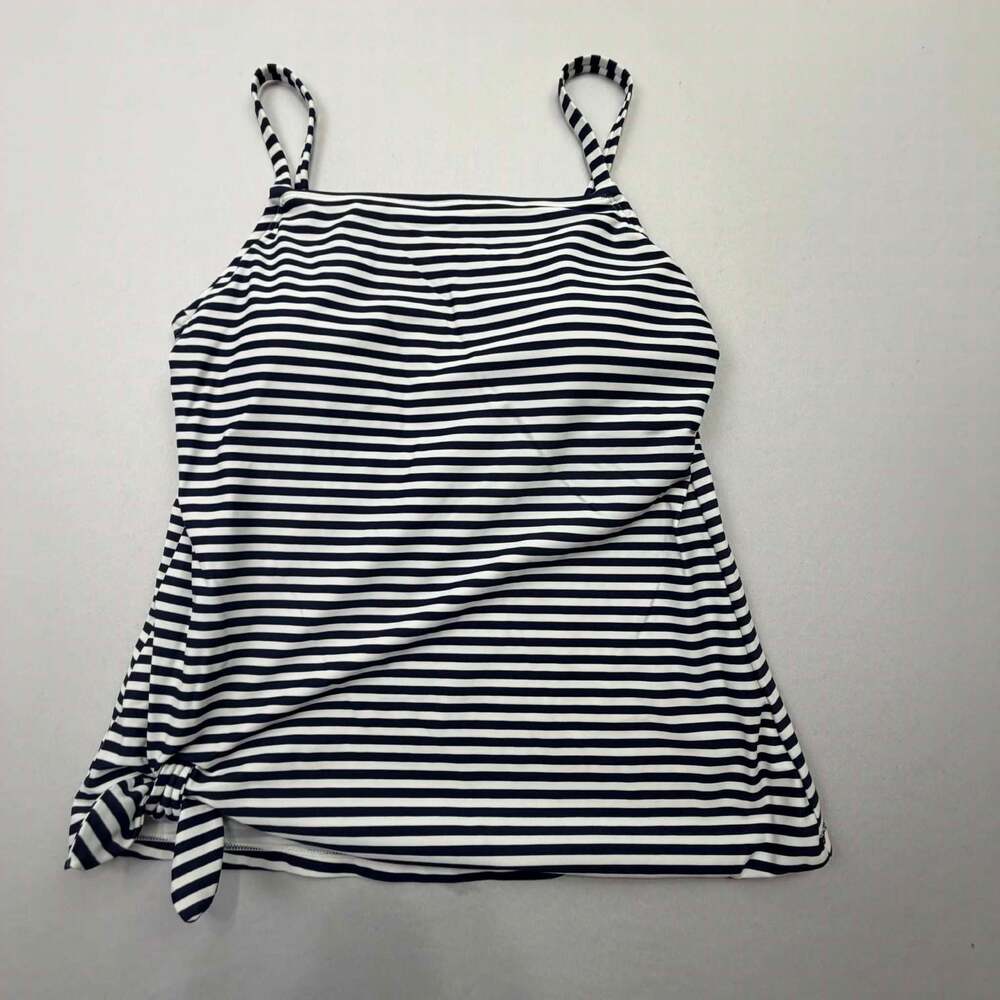 Kona Sol  Navy and White 2 peice Tankini Swim set